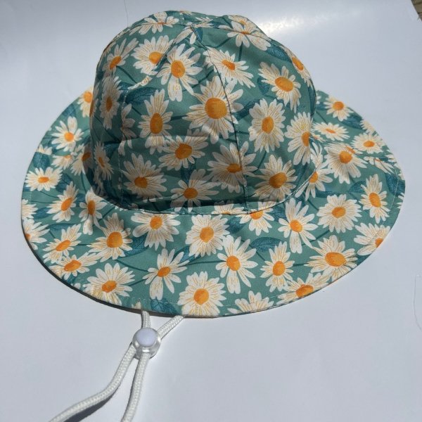 2 In 1 Bamboo Folding Fan Packable Sun Hat For Women And Girls